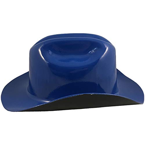 Western Cowboy Hard Hat With Ratchet Suspension (Royal Blue) #TOP2
