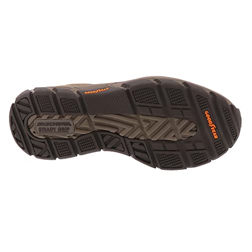 Skechers USA Men's Mens Respected - Lowry Goodyear Rubber Low Profile Bike Toe Slip on4