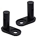Xoeryoy Bike Trailer Hitch Coupler Heavy Duty Tractor Coupler Mount Attachment Black 2PCS