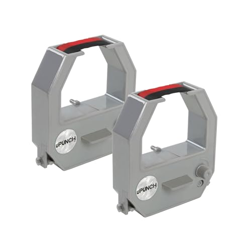 Cintas de tinta uPunch para reloj calculador HN4000, pack de 2 miniatura 2