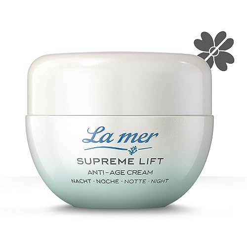 La mer Supreme Lift Anti-Age Cream Night - Mejora la fórmula y el nuevo aspecto - Crema de noche regeneradora - Con efecto reafirmante y alisador - Reduce la profundidad de las arrugas y fortalece la