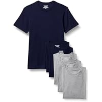 6-Pack Amazon Essentials Men's' Slim Fit Cotton Crew Neck Undershirt only .19-.27: eDeal Info
