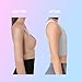 JARAZIN Chest Binder FTM Transgender Double Zipper Breast Binder Bra for Women Tomboy Binder Trans Tank Top (X-Large, Nude)