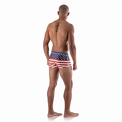 – Mens Swim Briefs Square Cut Sexy Mens Swimsuit Briefs with Pouch Swimwear Boxers for Men Mens Short Swim Trunks4