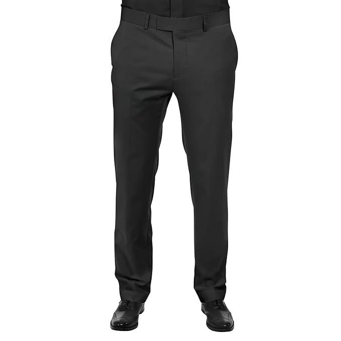 Premium Men’s Suiting Fabric for Coat Pant & Trouser – Unstitched Material, Formal Wear Fabric for Men (Black, 1.20 - Meter PANT)-picture-16