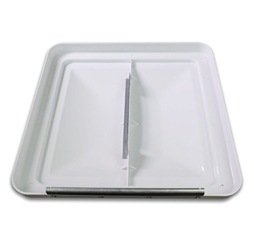 Leisure Coachworks 2 Packs 14 Inch Rv Roof Vent Cover Universal Replacement Vent Lid White For Camper Trailer Motorhome (White 2-Pack) #TOP3