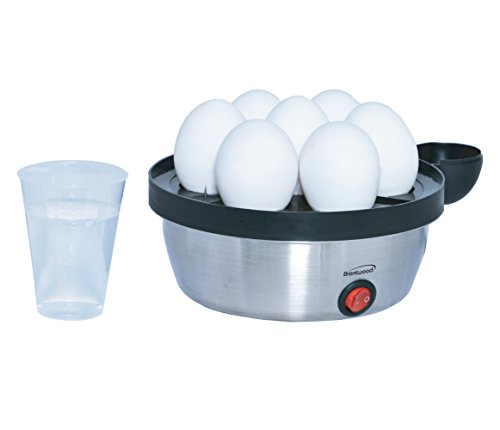 Brentwood Ts-1040S Stainless Steel Electric 7 Egg Cooker With Auto Shut Off #TOP1