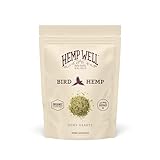 Hemp Well Organic Hemp Hearts –Reduces Feather Plucking, Promotes Relaxation, Immune Support, Organically Sourced, USA Grown, GMO Free – 1 Pound Bag