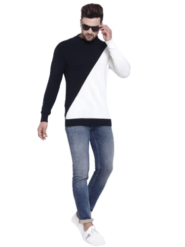 Image of Style Quotient Mens Grey Solid Sweaters