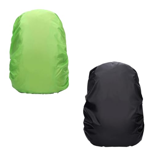 GXGM Juego de 2 Fundas para Lluvia, Fundas para Lluvia, Mochila Impermeable, Fundas Impermeables para Mochila para Senderismo, Camping, Viajes y Ciclismo
