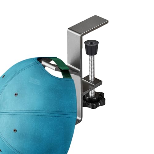 Kbnuetyg - Gancho para escritorio, pinza de escritorio ajustable en grosor, soporte para casco de mesa, para casa, dormitorio, cocina, para auriculares, ropa baja