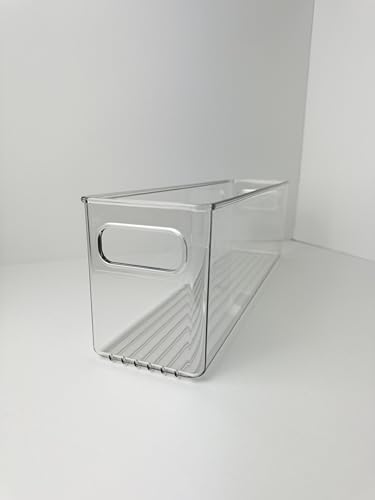 Image of Clear Plastic Organization Bin - (16 inch L x 4 inch W x 5 inch H) 1 pack