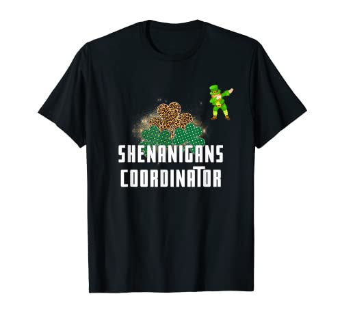 Shenanigans Coordinator Funny St Patricks Day Teacher Maglietta