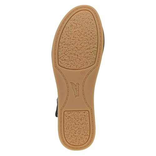 Dansko Cass Peep-Toe Wedge Sandal for Women –Low Profile Wedge with Arch Support, Adjustable Fit for Walking Comfort3