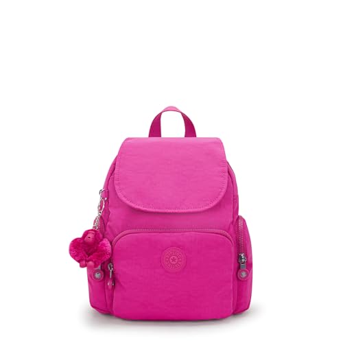 Kipling City Zip Mini Backpack Glowing Fuchsia