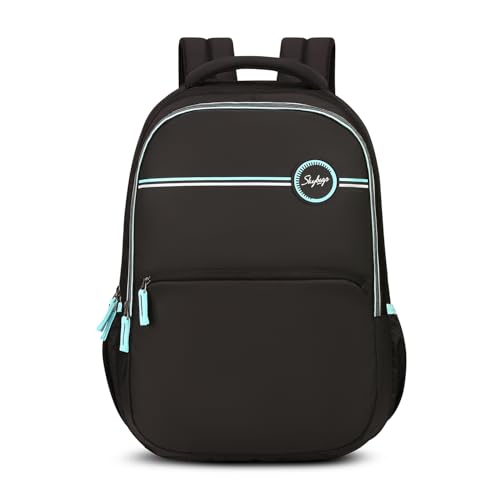 Image of Skybags Thrive 17 Inch Compatible Laptop Backpack 30L | 3 Compartments with Quick-Access Front Pocket | Padded Back Panel & Side Bottle Pockets | Office & Travel Backpack for Men & Women
