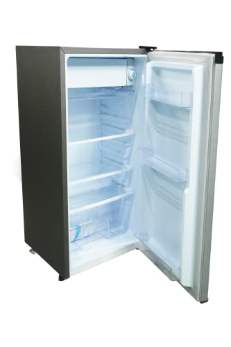Image of HYUNDAI 92 L Direct-Cool Single Door Mini Refrigerator Appliance (Silky Grey)