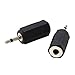 Harmony IR Adapters, Ancable 2-Pack 2.5mm Mono Plug to 3.5mm Mono Jack Connector for Logitech Harmony Hub and IR Blaster, IR Emitter Extenders, IR Repeaters, IR Receivers