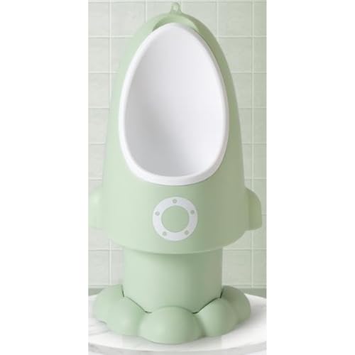 便器 トイレトレーニング用 小便器 独立式 取り外し可能 設置簡単 男の子専用 (グリーン)