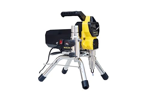 Image of Pilot Airless Paint Sprayer 395 | 2200W High Pressure Painting Machine | 3L /Min Professional Industrial Spray Gun for Wall & Commercial Use