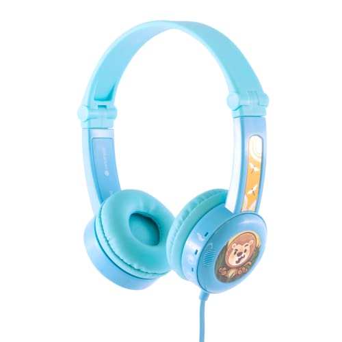 Onanoff Travel Kinder On Ear Stereo-Headset On Ear Faltbar, Headset, Lautstaerkebegrenzung Blau Cover