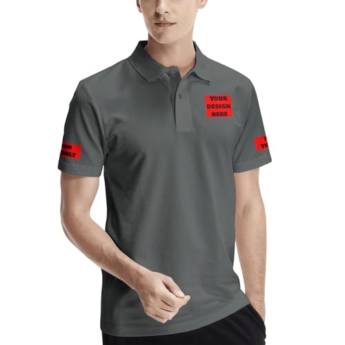 Custom Polo Shirts Design Your Own Logo Photo Name Customized for Men Company Polos Personalized Golf Tshirts S-4XL