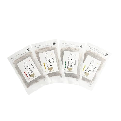 ホクイリ ふりかけ 40g×4袋セット ソフトふりかけ 無添加 調味料(アミノ酸等) 保存料 着色料 小袋 高級 子ども おにぎり 鰹節 ごま 昆布 椎茸 柚子胡椒 詰め合わせ (各1袋×4種)