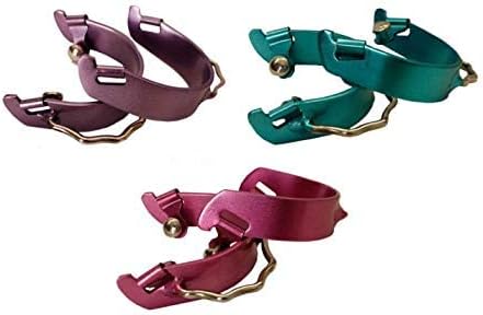 Showman Color Coated Lightweight Aluminum Bumper Spurs
