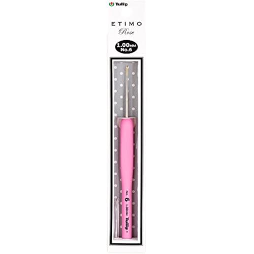 Tulip Needle Company TEL-06E Etimo Rose Steel Crochet Hook-Size 6...