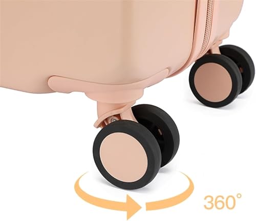Hard Shell Suitcase with Silent 360° Rotating Universal Wheel Carry On Suitcase Portable Travel Trolley Case Men and Women4