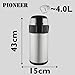Imagen de Pioneer Termo de Acero Inoxidable con Bomba de 4