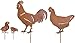 Produktbild KOTARBAU® Gartendekoration Rostfiguren Hühner Garten-Stahldesign Edelrost Dekoration Gartenstecker
