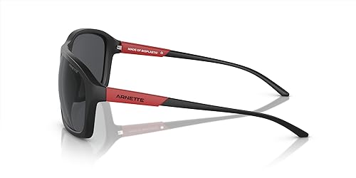 Image of ARNETTE Man Sunglasses Matte Black Frame, Dark Grey Lenses, 63MM