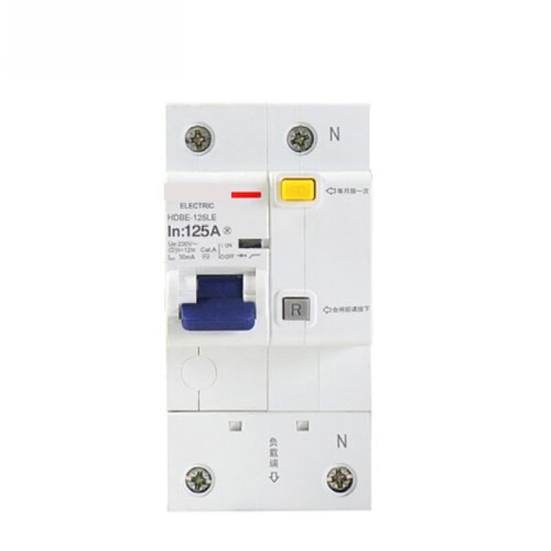 HDBE-125LE高電流漏洩遮断器; HDBE-125LE 1P+NDタイプ100A過電圧