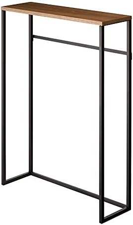Yamazaki Home Slim Console Steel | End + Side Tables, Wood Alloy, Black, One Size