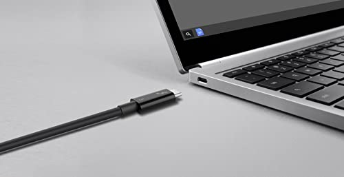 Belkin Thunderbolt 3 Cable (Usb-C To Usb-C) - Usb C Cable For Macbook Air, Galaxy, Apple Tv & More, Fast Charging Up To 100W, Made For Usb-C, Thunderbolt 3 Devices & 5K/Ultra Hd - 1.6Ft/0.5M - Black #TOP4