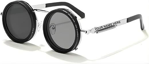 Black Jones Adjustable Sunglasses Stepless, Using ND filter, adaptive Sunglasses,1-9 Levels for outdoors - Eyewear with Ad...