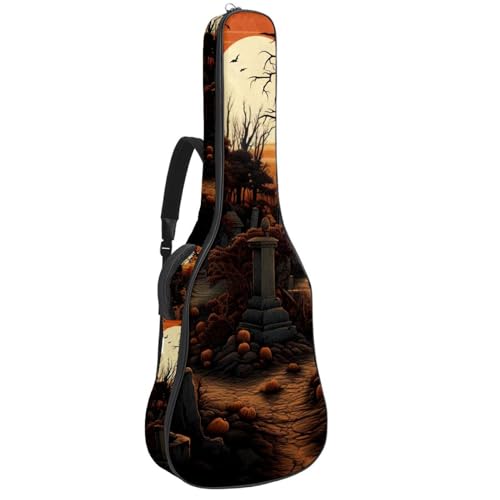 Sac pour guitare acoustique avec poches et bandoulière pour transporter vos accessoires