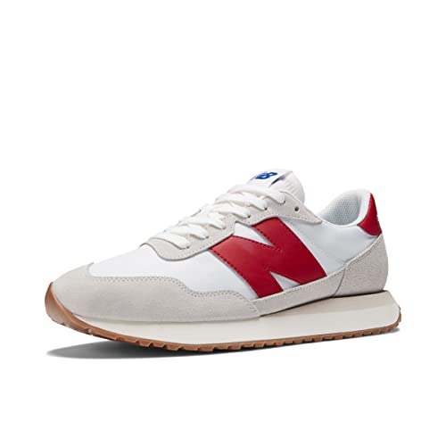New Balance Tênis masculino clássico 237 V1, vermelho vinho, 45, Nimbus Cloud/Crimson, 11