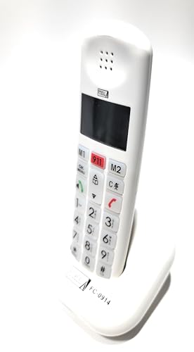 Teléfono Inalámbrico con Botones Grandes y Identificador de Llamadas miniatura 3