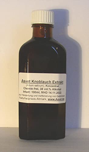100ml Knoblauch Tinktur, Tropfen, Auszug , Zubereitung ohne Chemie ! Cover