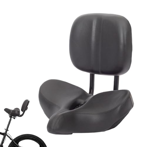 Selle de cyclisme imperméable ergonomique avec dossier réglable amortisseur