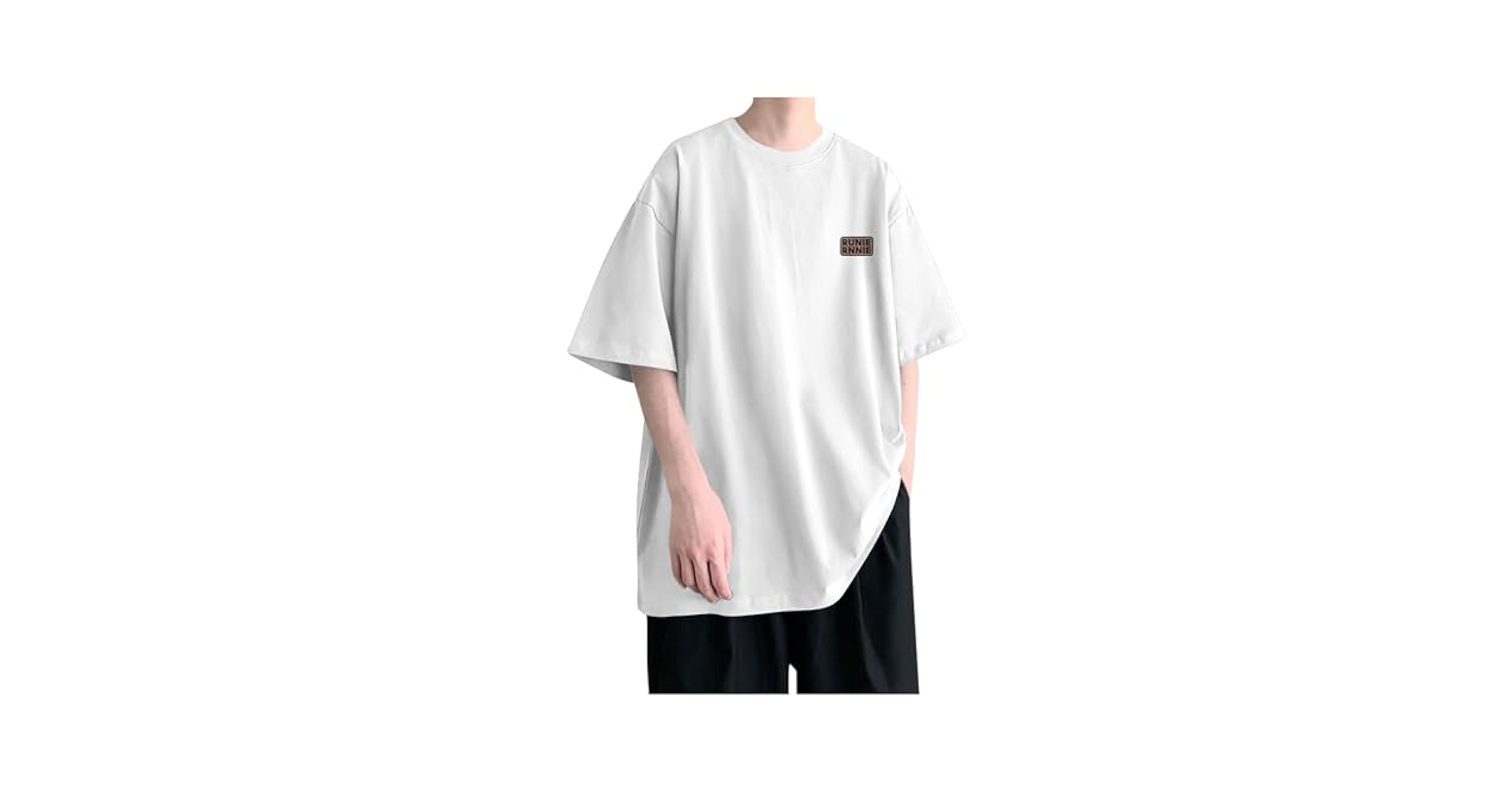 トップス Comfort Oversized Shirt cream Everyday Super Oversized Fit T-shirt – nu-in
