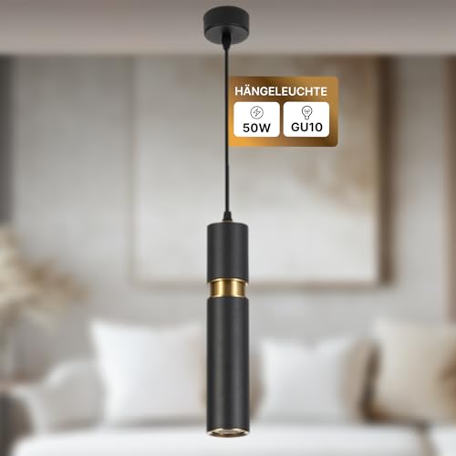 Lámpara colgante de techo con cable y enchufe para luz interior LED 2