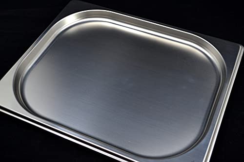 MHM GN-Schale 1/2 GN Behälter Edelstahl Gastronormbehälter rostfrei Panierschale Panier Set Gastronorm