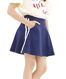 [Bee] ビー スカッツ ガールズ 女の子 キッズ スカート レギンス付き 春 夏 秋 bbs01706 130cm ネイビー