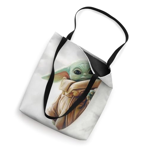 Star Wars The Mandalorian Grogu White Tote Bag miniatura 2