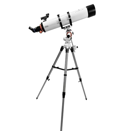 Telescópio Refrator 120/900mm Aries Potência Ampliação Observação Astros Lentes Acessórios Explorar