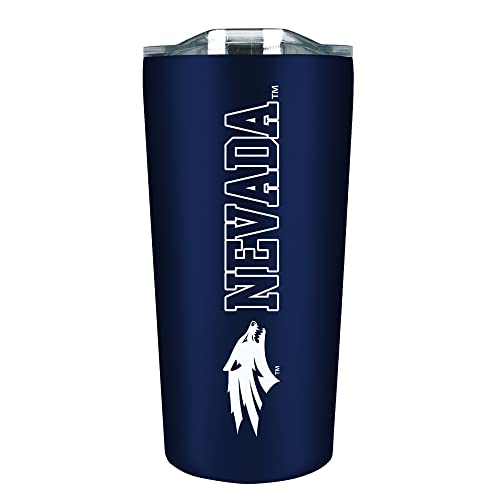 The Fanatic Group University of Nevada Reno Double Walled Soft Touch Tumbler, Design-1 - Navy