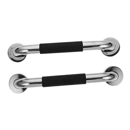 HOODANCOS 2pcs Durable Bathtub Handrails Non Slip Safety Grab Bars for Elderly Bathroom Armrests for Stability Support Handles for Showers and Toilets